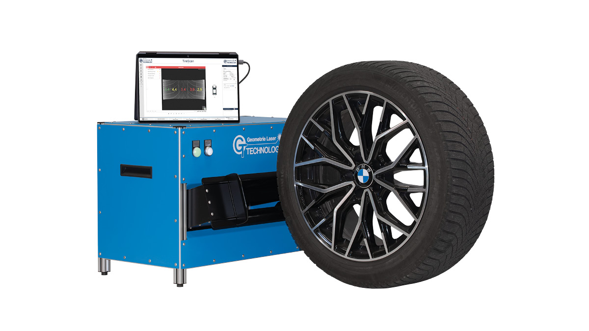 GL Technology - Single Tire Scanner mit einem Einzelreifen